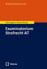 Abbildung von: Examinatorium Strafrecht AT - Nomos