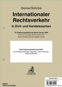 Cover: Internationaler Rechtsverkehr in Zivil- und Handelssachen - 70. Erg&auml;nzungslieferung - C.H.BECK