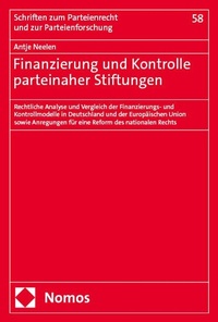 Abbildung von: Finanzierung und Kontrolle parteinaher Stiftungen - Nomos