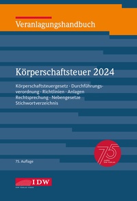 Abbildung von: Veranlagungshandbuch Körperschaftsteuer 2024 - IDW