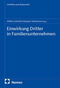 Cover: Einwirkung Dritter in Familienunternehmen - Nomos
