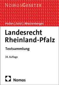 Abbildung von: Landesrecht Rheinland-Pfalz - Nomos