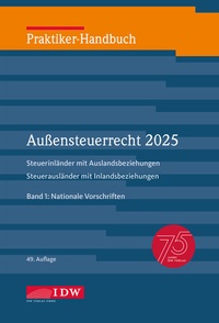Bild vergrößern Bild: Praktiker-Handbuch Außensteuerrecht 2025 - IDW