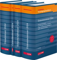 Bild vergrößern Bild: Steuer-Paket 2024: Ertragsteuern und Umsatzsteuer (Veranlagung) - IDW