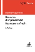 Abbildung von: Beamtendisziplinarrecht - Beamtenstrafrecht - C.H.BECK