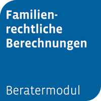 Abbildung von: Beratermodul Familienrechtliche Berechnungen - Otto Schmidt Verlag