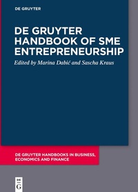 Abbildung von: De Gruyter Handbook of SME Entrepreneurship - De Gruyter