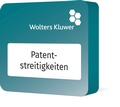 Cover: Wolters Kluwer Patentstreitigkeiten - Wolters Kluwer