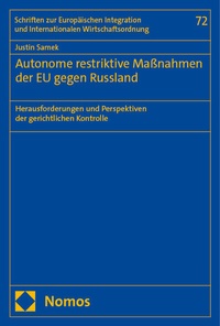 Abbildung von: Autonome restriktive Maßnahmen der EU gegen Russland - Nomos