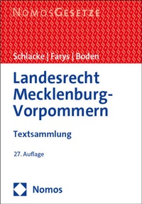 Abbildung von: Landesrecht Mecklenburg-Vorpommern - Nomos