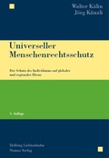 Abbildung von: Universeller Menschenrechtsschutz - Nomos