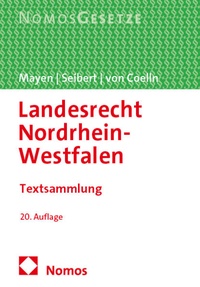Abbildung von: Landesrecht Nordrhein-Westfalen - Nomos