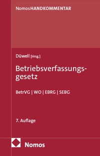 Bild vergrößern Bild: Betriebsverfassungsgesetz - Nomos