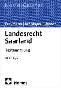 Abbildung von: Landesrecht Saarland - Nomos
