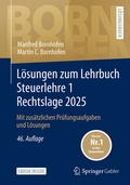 Bild: L&ouml;sungen zum Lehrbuch Steuerlehre 1 Rechtslage 2025 - Springer Gabler