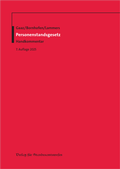 Cover: Personenstandsgesetz - Verlag f&uuml;r Standesamtswesen
