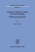 Abbildung von: Autonomes Fahren im Fokus der Strafverfolgung - Duncker & Humblot