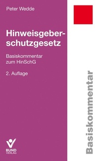Abbildung von: Hinweisgeberschutzgesetz - Bund-Verlag
