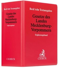 Abbildung von: Gesetze des Landes Mecklenburg-Vorpommern Ergänzungsband - C.H.BECK