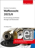 Abbildung von: Waffenrecht 2025/II - Walhalla