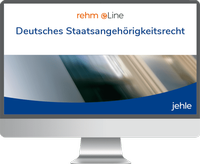 Abbildung von: Deutsches Staatsangehörigkeitsrecht online - Jehle