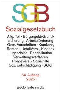 Abbildung von: Sozialgesetzbuch mit Sozialgerichtsgesetz: SGB - dtv