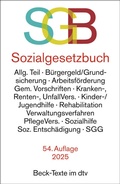 Cover: Sozialgesetzbuch mit Sozialgerichtsgesetz: SGB - dtv