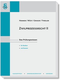 Abbildung von: Zivilprozessrecht II - Hemmer-Wüst