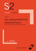Cover: Die staatsanwaltliche Assessorklausur - Alpmann Schmidt