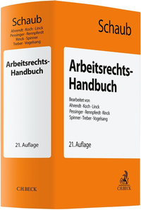 Bild vergrößern Bild: Arbeitsrechts-Handbuch - C.H.BECK