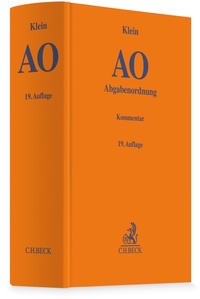 Abbildung von: Abgabenordnung: AO - C.H.BECK