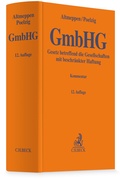 Cover: Gesetz betreffend die Gesellschaften mit beschr&auml;nkter Haftung: GmbHG - C.H.BECK
