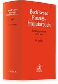 Abbildung von: Beck'sches Prozessformularbuch - C.H.BECK