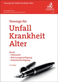 Abbildung von: Vorsorge für Unfall, Krankheit, Alter - C.H.BECK