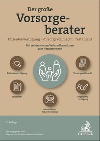 Abbildung von: Der große Vorsorgeberater - C.H.BECK