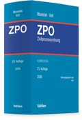 Cover: Zivilprozessordnung: ZPO - Vahlen
