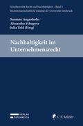 Cover: Nachhaltigkeit im Unternehmensrecht - Verlag &Ouml;sterreich