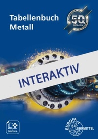 Enlarge image Cover: Tabellenbuch Metall mit Formelsammlung - Europa-Lehrmittel