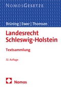 Abbildung von: Landesrecht Schleswig-Holstein - Nomos