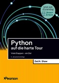 Cover: Python auf die harte Tour - Pearson Studium