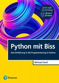 Cover: Python mit Biss - Pearson Studium
