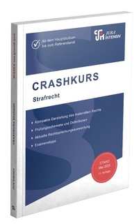 Abbildung von: CRASHKURS Strafrecht - Jura-Intensiv Verlag