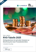 Bild: RVG-Tabelle 2025 - FFI-Verlag