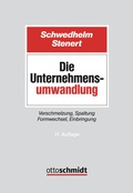 Cover: Die Unternehmensumwandlung - Otto Schmidt Verlag