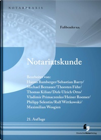 Abbildung von: Notariatskunde - Deutscher Notarverlag