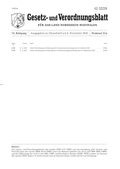 Bild: Gesetz- und Verordnungsblatt f&uuml;r das Land Nordrhein-Westfalen - August Bagel Verlag