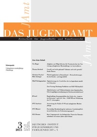 Abbildung von: DAS JUGENDAMT - Deutsches Institut für Jugendhilfe und Familienrecht