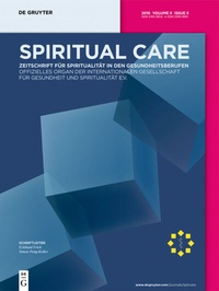 Bild vergrößern Bild: Spiritual Care - De Gruyter