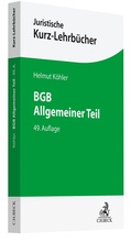 Cover: BGB Allgemeiner Teil - C.H.BECK