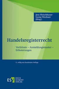 Enlarge image Cover: Handelsregisterrecht - Erich Schmidt Verlag